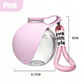 Ultimate Travel Companion: Leak-Proof Plastic Water Bottle for Dogs and Cats with Lanyard - Foldable and Compact for Outdoor Adventures
