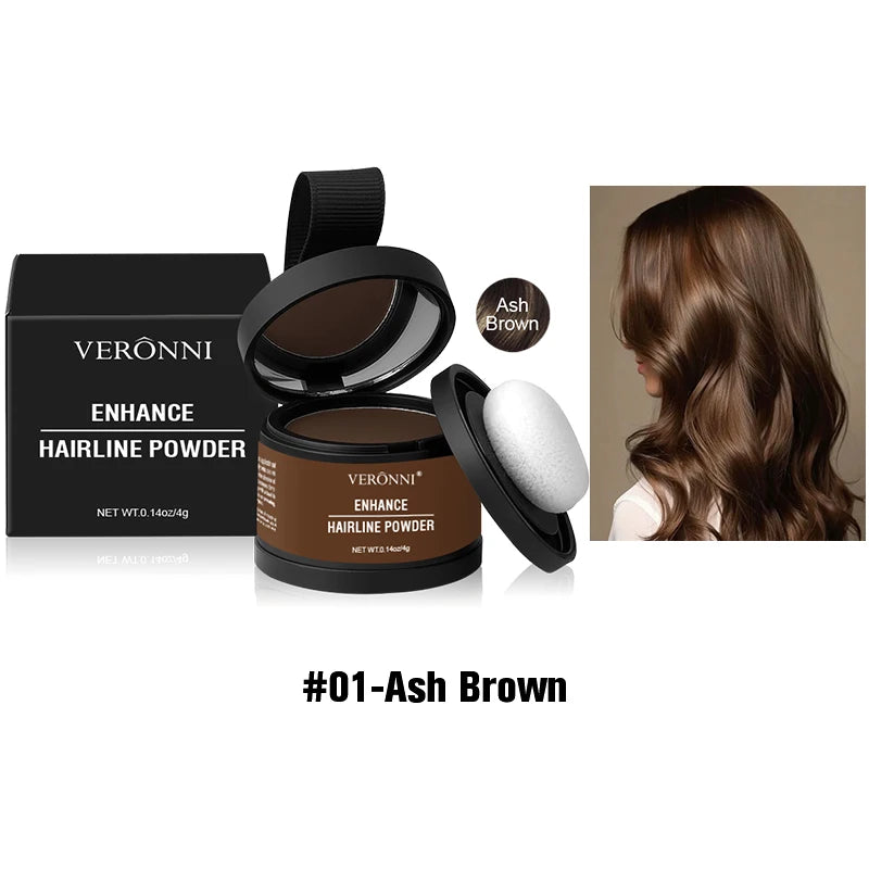 Hairline Shadow Powder,Instantly Conceal Hairline and Hair Root, Waterproof Hairline Powder Filler,Hair Root Cover,Scalp Powder