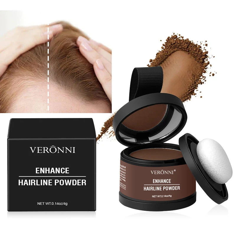 Hairline Shadow Powder,Instantly Conceal Hairline and Hair Root, Waterproof Hairline Powder Filler,Hair Root Cover,Scalp Powder